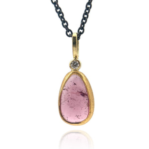 Pink Tourmaline Necklace-Necklaces-Karin Jacobson-Pistachios