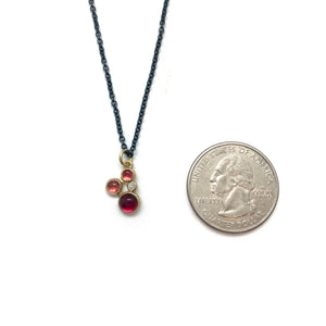 Pink Tourmaline and Diamond Necklace-Necklaces-Karin Jacobson-Pistachios