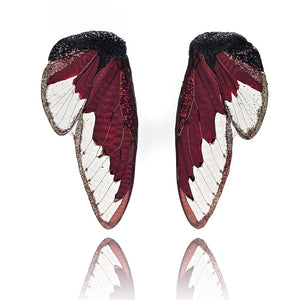 Pink Wing Earrings-Earrings-Märta Mattsson-Pistachios