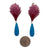 Pink and Blue Aluminum Earrings-Earrings-Eunseok Han-Pistachios