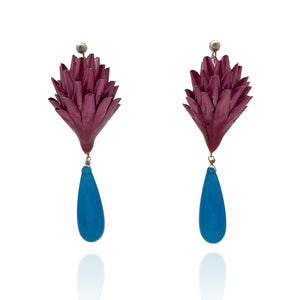 Pink and Blue Aluminum Earrings-Earrings-Eunseok Han-Pistachios