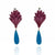 Pink and Blue Aluminum Earrings-Earrings-Eunseok Han-Pistachios