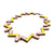Pink and Yellow Geometric Necklace-Necklaces-Karen Vanmol-Pistachios