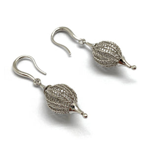 Platinum Point Earrings-Earrings-Sowon Joo-Pistachios