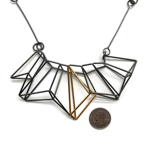 Pointed Geometric Necklace-Necklaces-Emilie Pritchard-Pistachios