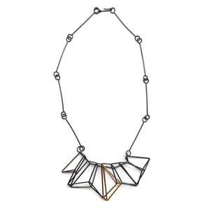 Pointed Geometric Necklace-Necklaces-Emilie Pritchard-Pistachios