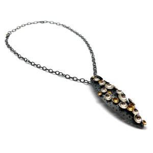 Pointed Keum-boo Pendant-Necklaces-So Young Park-Pistachios