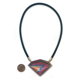 Pop Art Geometric Necklace-Necklaces-Jennifer Merchant-Pistachios