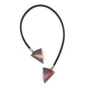 Pop Art Geometric Necklace-Necklaces-Jennifer Merchant-Pistachios