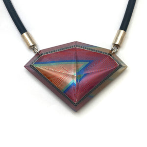 Pop Art Geometric Necklace-Necklaces-Jennifer Merchant-Pistachios