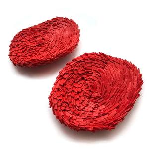 Poppy Circular Statement Earrings-Earrings-Ute Kolar-Pistachios