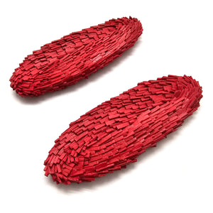 Poppy Oval Statement Earrings-Earrings-Ute Kolar-Pistachios