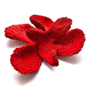 Poppy Wooden Statement Brooch-Pins-Ute Kolar-Pistachios
