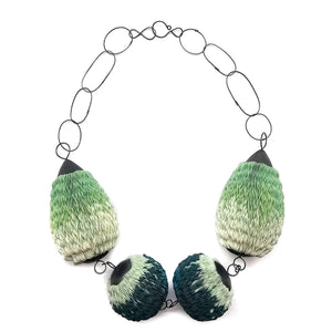 Proliferation Statement Necklace-Necklaces-Hee Ang Kim-Pistachios