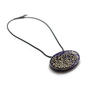 Purple Burst Pendant-Necklaces-So Young Park-Pistachios