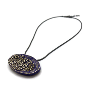 Purple Burst Pendant-Necklaces-So Young Park-Pistachios