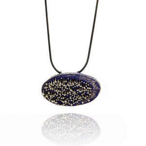 Purple Burst Pendant-Necklaces-So Young Park-Pistachios