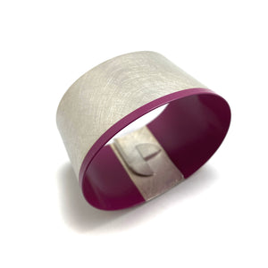 Purple Colorfields Bracelet-Bracelets-Claudia Hoppe-Pistachios