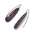 Purple Enamel Earrings-Earrings-Jenne Rayburn-Pistachios