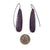 Purple Enamel Earrings-Earrings-Jenne Rayburn-Pistachios