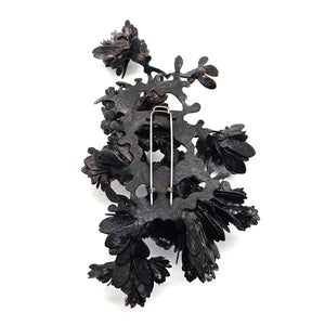 Purple Flora Curiosa Brooch-Pins-Hanna Liljenberg-Pistachios