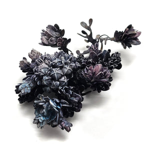 Purple Flora Curiosa Brooch-Pins-Hanna Liljenberg-Pistachios