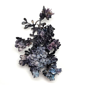 Purple Flora Curiosa Brooch-Pins-Hanna Liljenberg-Pistachios