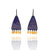 Purple and Gold Enamel Earrings-Earrings-Jenne Rayburn-Pistachios