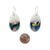 Purple and Gold Oval Earrings-Earrings-Asami Watanabe-Pistachios