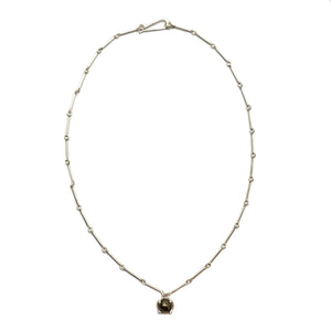 Pyrite Pendant Necklace-Heather Guidero-Pistachios