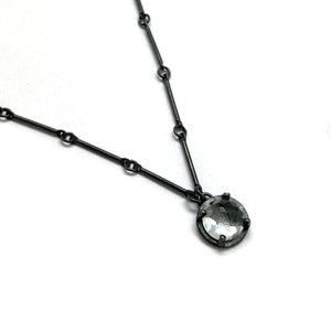 Quartz Pendant Necklace-Heather Guidero-Pistachios