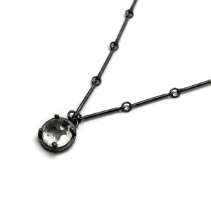 Quartz Pendant Necklace-Heather Guidero-Pistachios