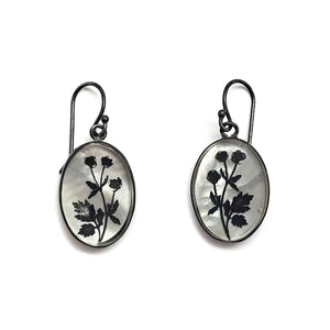 Quartz and Mother of Pearl Earrings-Earrings-Kelly Jean Conroy-Pistachios
