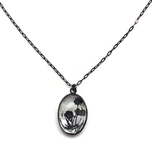 Quartz and Mother of Pearl Necklace-Necklaces-Kelly Jean Conroy-Pistachios