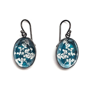 Quartz and Turquoise Earrings-Earrings-Kelly Jean Conroy-Pistachios