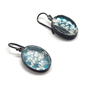 Quartz and Turquoise Earrings-Earrings-Kelly Jean Conroy-Pistachios