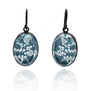 Quartz and Turquoise Earrings-Earrings-Kelly Jean Conroy-Pistachios