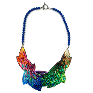 Rainbow Petals Layered Necklace