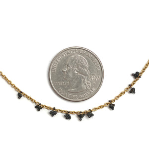 Raw Diamond and Gold NecklaceXXX-Necklaces-Austin Titus-Pistachios