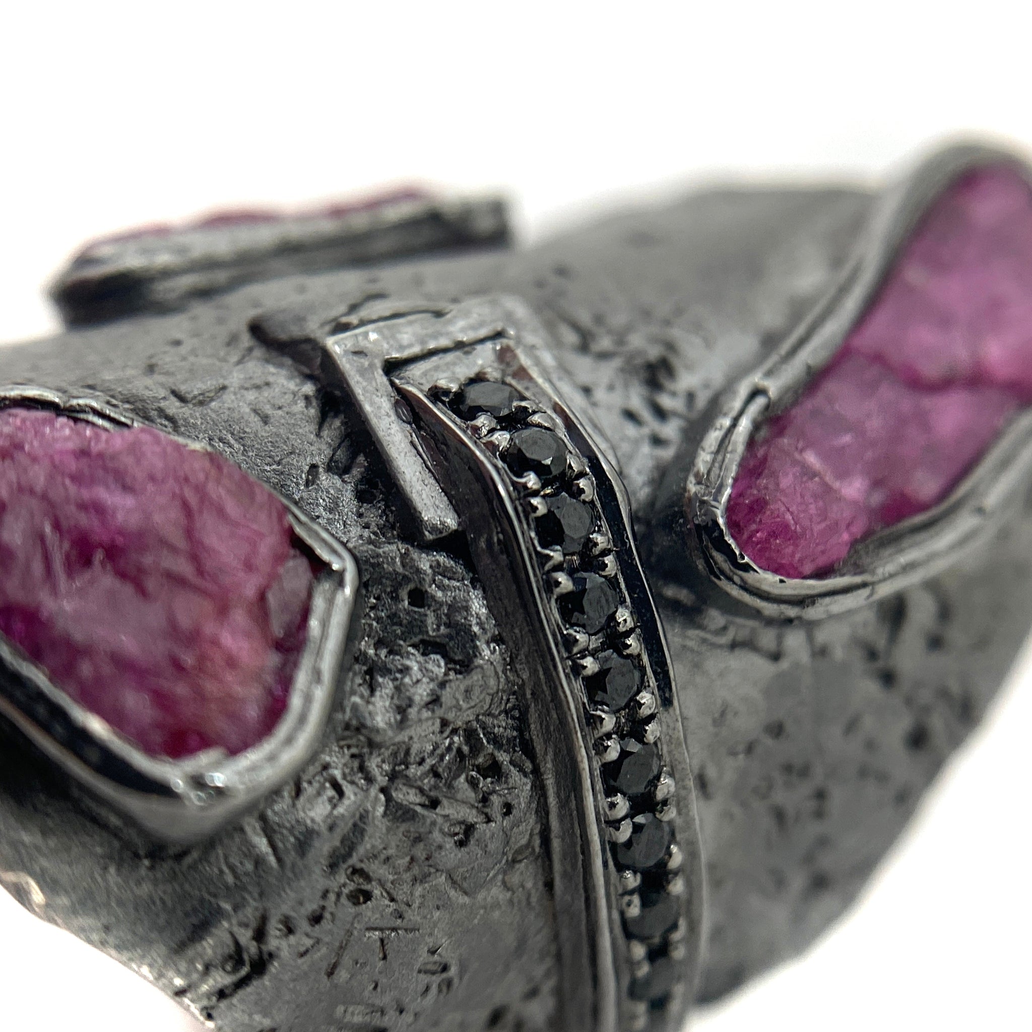 Raw Ruby Ring Rings German Kibirski Pistachios