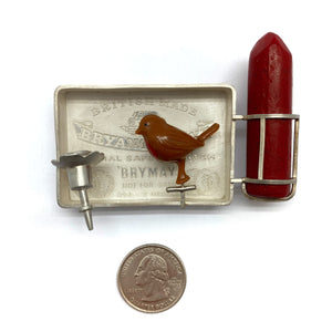 Rebecca Ilett - Chubby Stump Brooch-Pins-Precious Collective-Pistachios