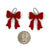 Red Bow Dangle Earrings-Earrings-Ashley Buchanan-Pistachios