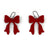 Red Bow Dangle Earrings-Earrings-Ashley Buchanan-Pistachios