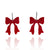 Red Bow Dangle Earrings-Earrings-Ashley Buchanan-Pistachios