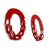 Red Chain Earrings-Earrings-Ashley Buchanan-Pistachios