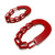 Red Chain Earrings-Earrings-Ashley Buchanan-Pistachios