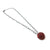 Red Circle Pendant-Necklaces-So Young Park-Pistachios
