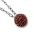 Red Circle Pendant-Necklaces-So Young Park-Pistachios