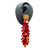 Red Floating Leaves Earrings-Earrings-Eve Balashova-Pistachios