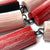 Red Gradient Rectangle Link Necklace-Necklaces-Naoko Yoshizawa-Pistachios